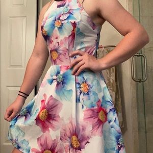NLW Floral Dress size small